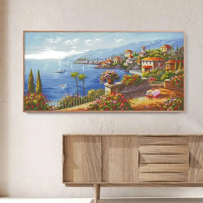 Mediterranean Landscape - Joy Sunday Cross Stitch