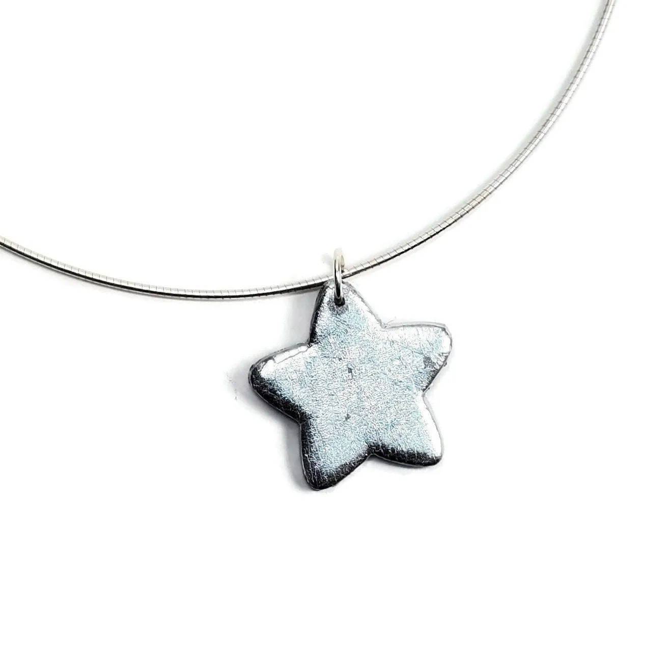 Medium Star Pendant - Chrome