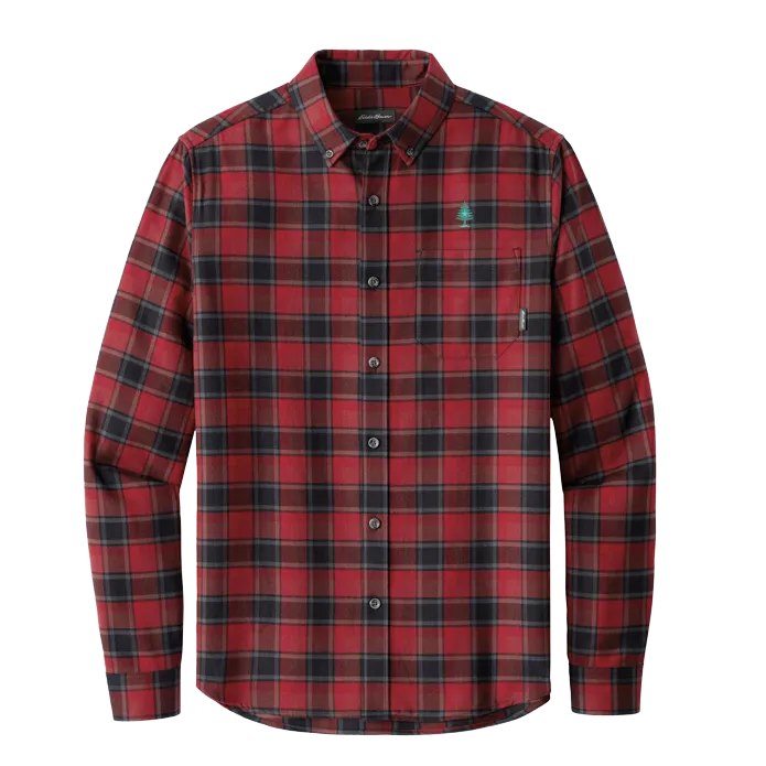 Men's Eddie Bauer Red Highland Flannel Shirt