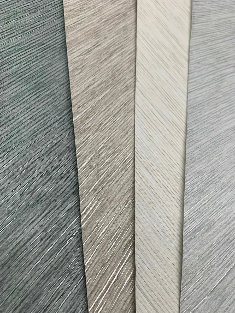 Metallic Chevron Wallpaper Cream (per Yard)