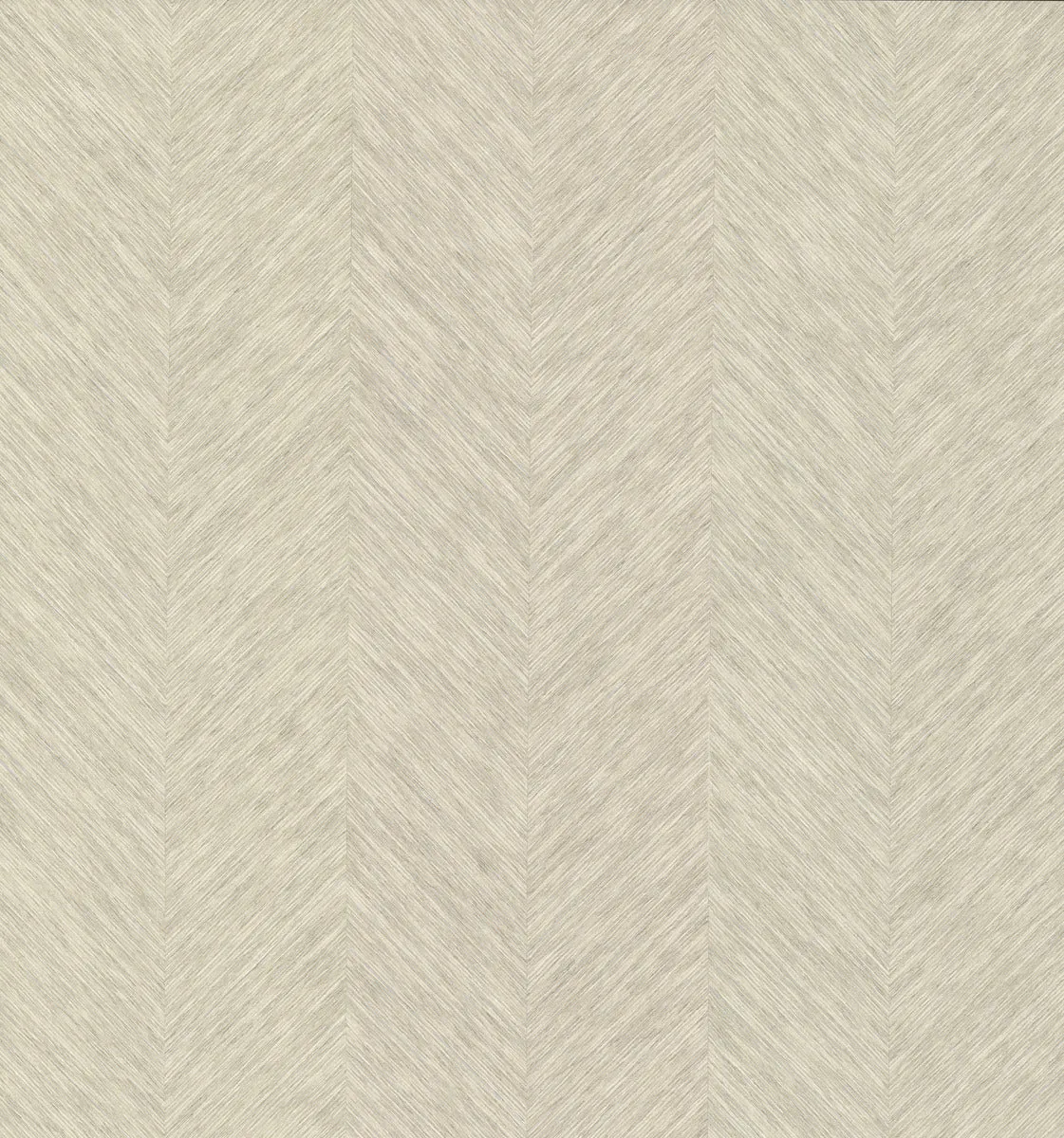 Metallic Chevron Wallpaper Cream (per Yard)