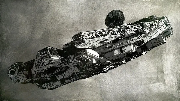Millinneum Falcon - Art Print