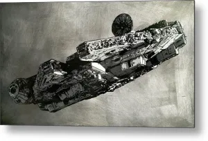 Millinneum Falcon - Metal Print