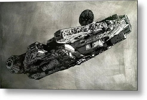 Millinneum Falcon - Metal Print