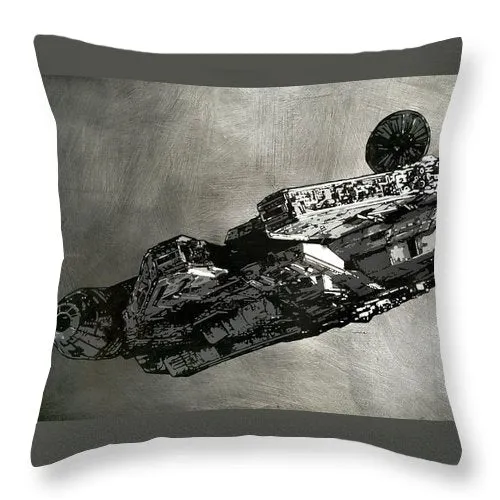 Millinneum Falcon - Throw Pillow