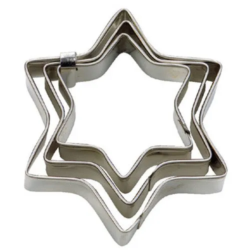 Mini 6 Pointed Star Set of 3 Cookie Cutters 3, 4 & 5cm
