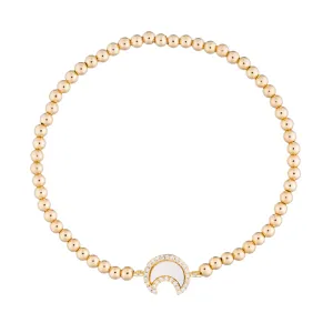 Mother of Pearl Moon Bracelet