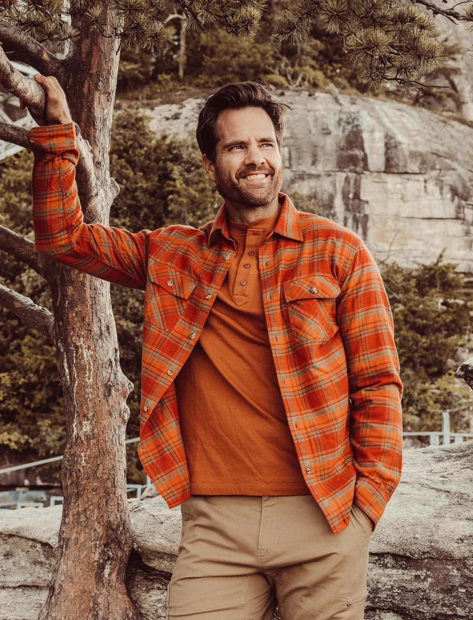 MOUNTAIN KHAKIS PARK FLANNEL SHIRT - MAHOGANY
