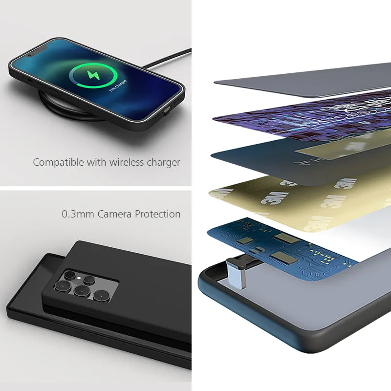 Negative space LED Case for Samsung