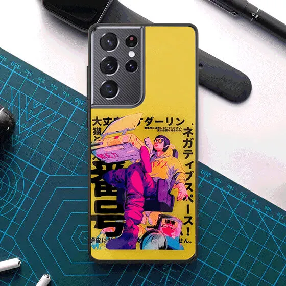 Negative space LED Case for Samsung