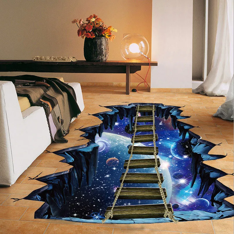 NEW 3D Cosmic Space Wall Sticker