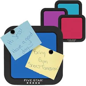NEW Five Star Push Pin Board Locker Organization - Slam Resistant - RED