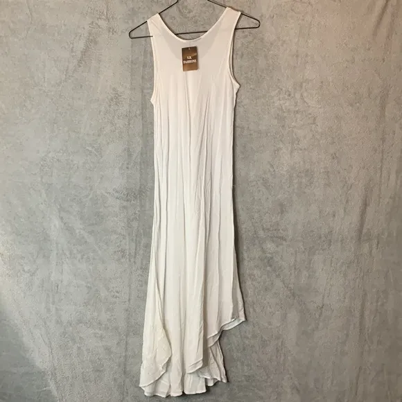NWT S.R. Fashions White Boho Dress