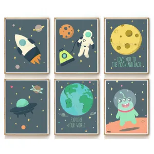 OUTER SPACE COLLECTION - SET OF 6
