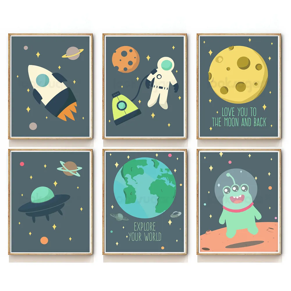 OUTER SPACE COLLECTION - SET OF 6