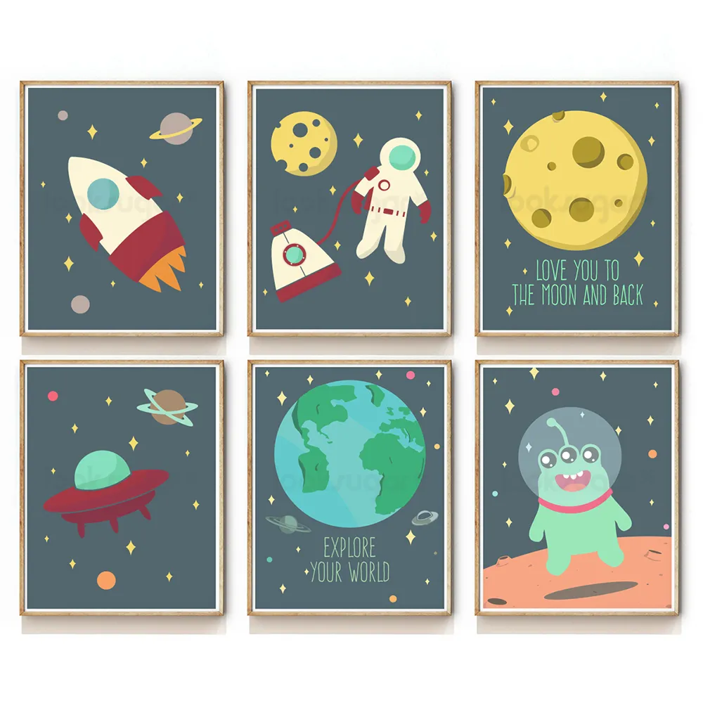 OUTER SPACE COLLECTION - SET OF 6