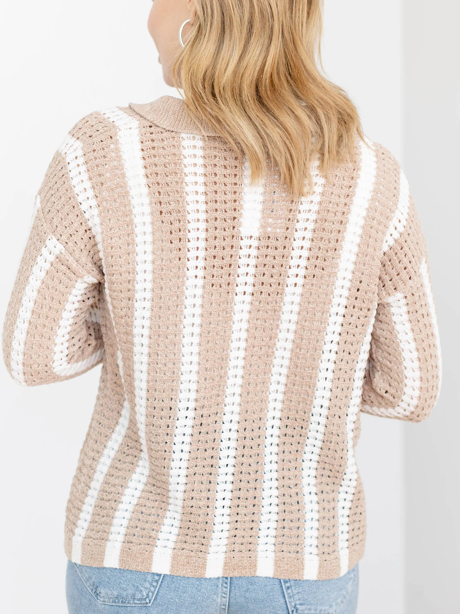 Oversized Chenille Sweater Cardigan