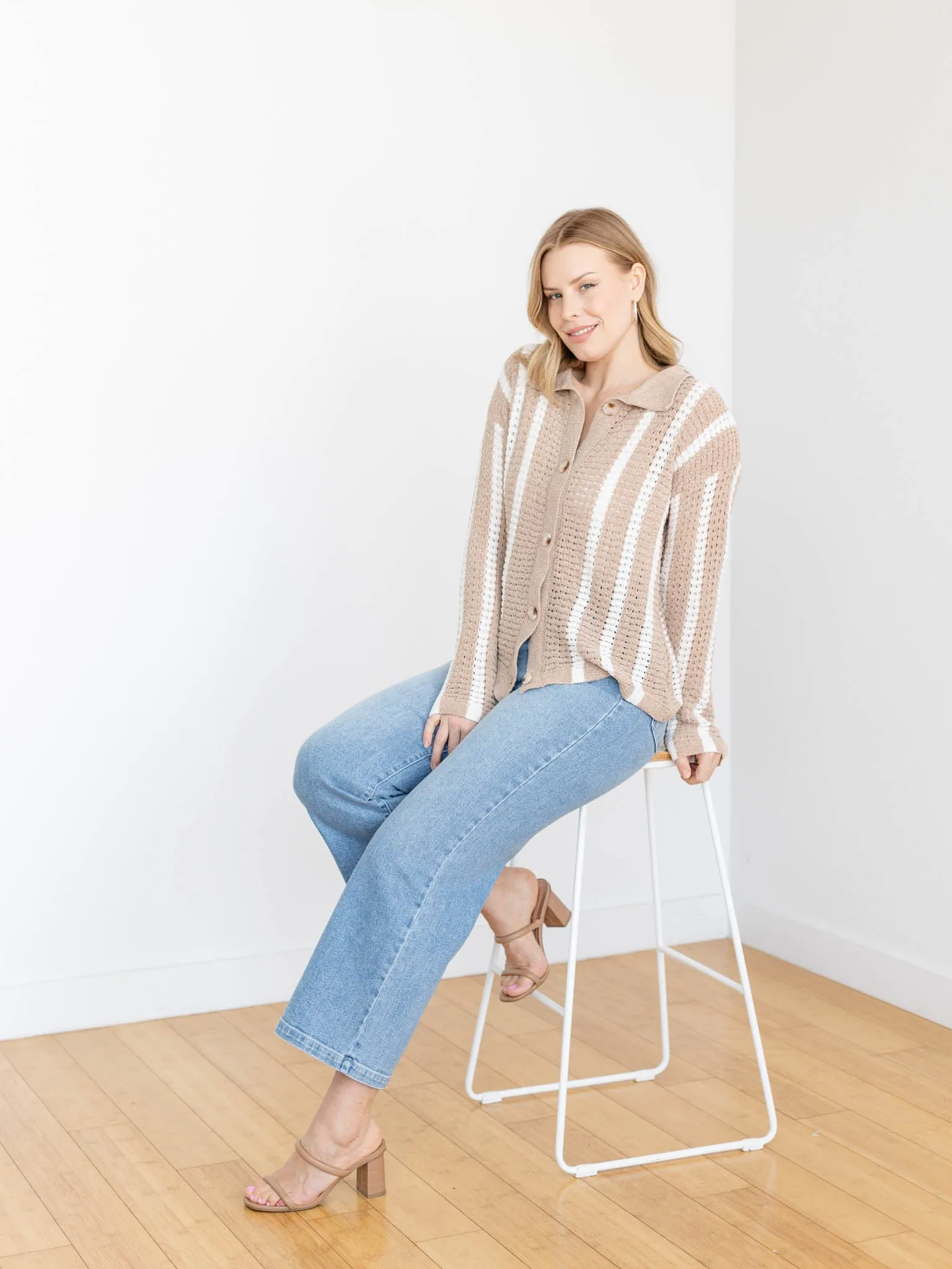 Oversized Chenille Sweater Cardigan