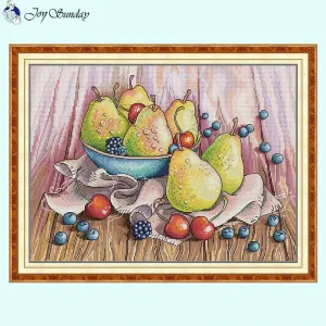 Pear Fruit Plate Pattern