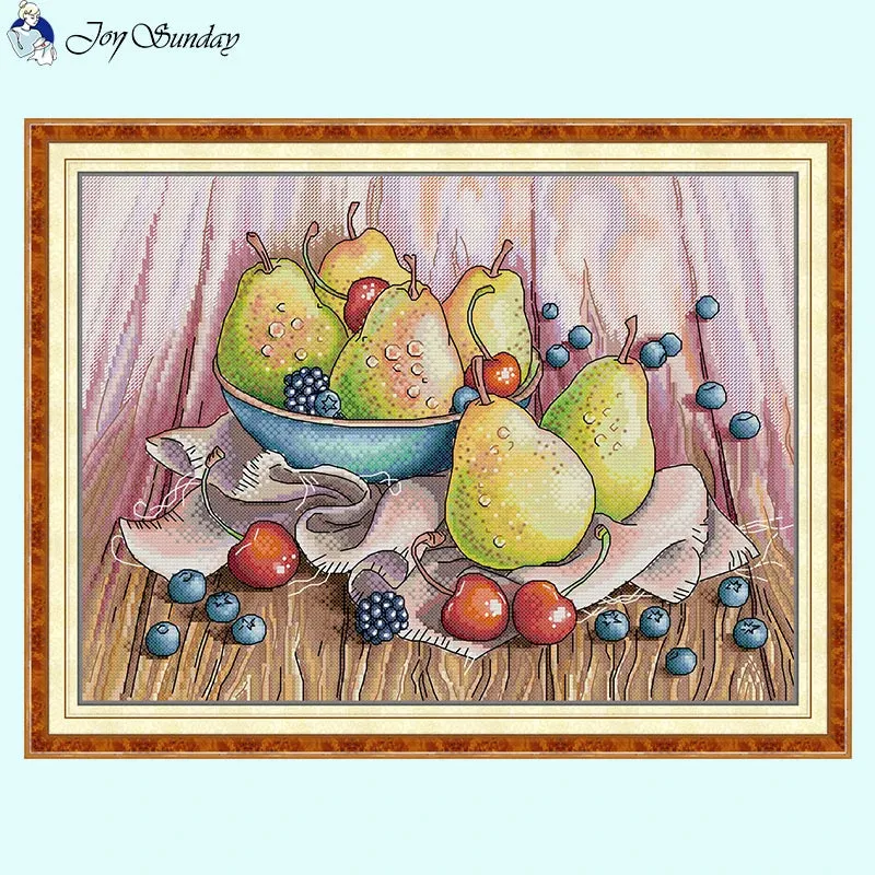 Pear Fruit Plate Pattern