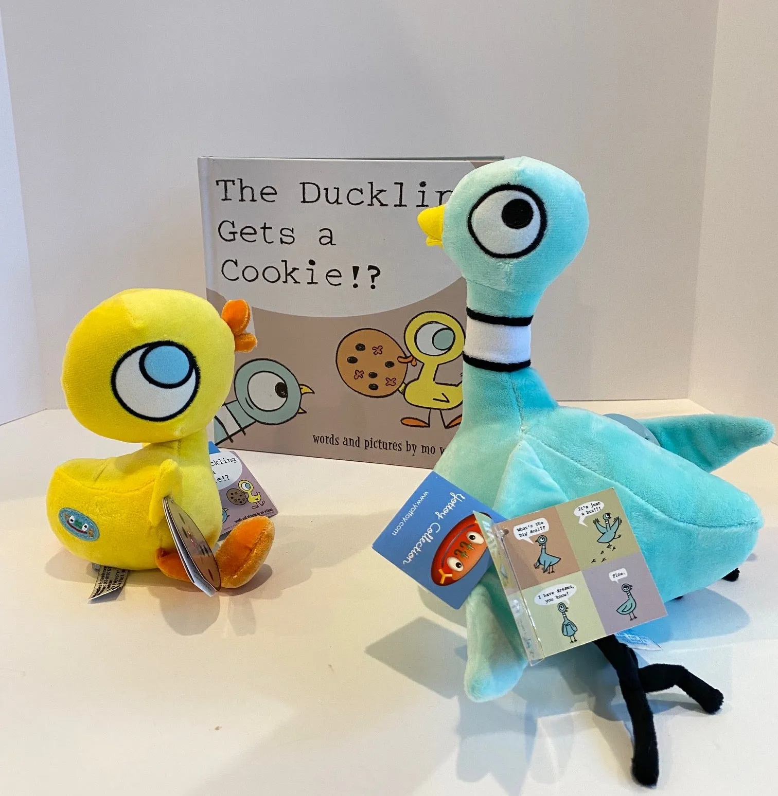 Pigeon ,Ducking soft doll   Book set