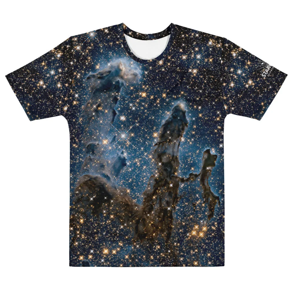 Pillars of Creation in Infrared by Hubble Straight Cut T-Shirt