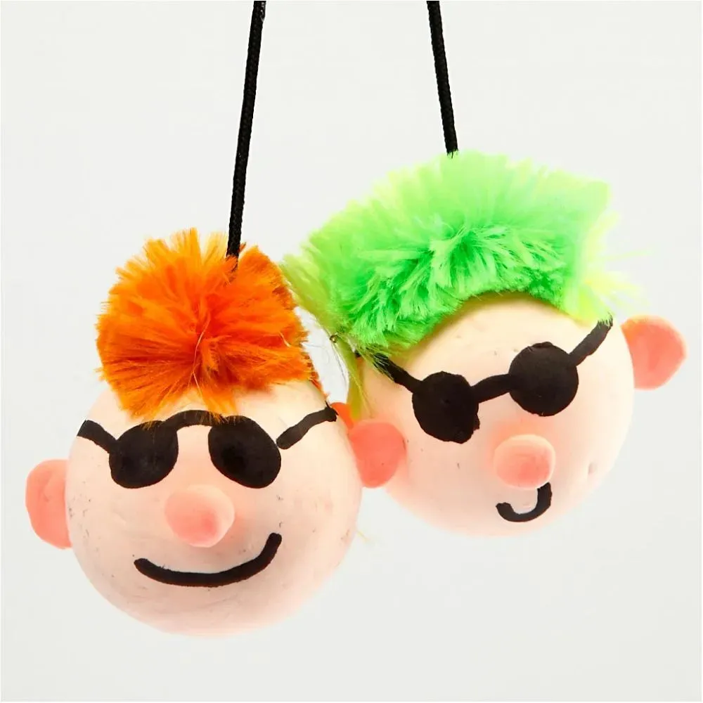 Pipe Cleaners Nylon Big Huge12 Colours x 5 Flexible Chenilles T:25 mm L:45 cm