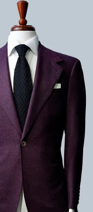 Plum Flannel Jacket