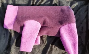Plush Fleece - Grape with Lavendar