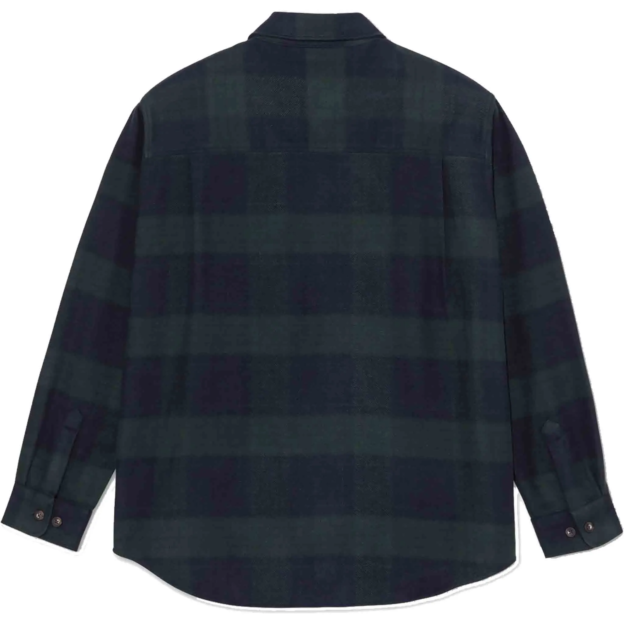 Polar Mike LS Shirt Flannel Shirt Navy Teal