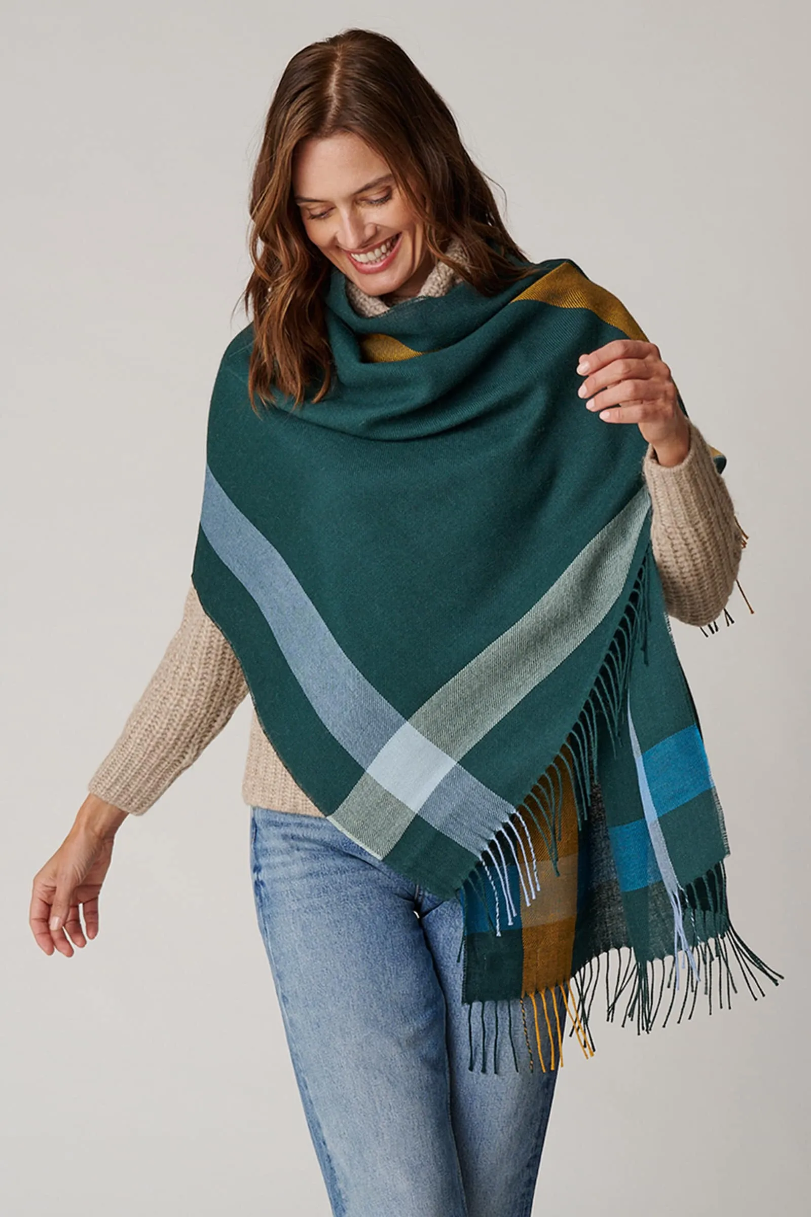 Pop Rectangle Shawl