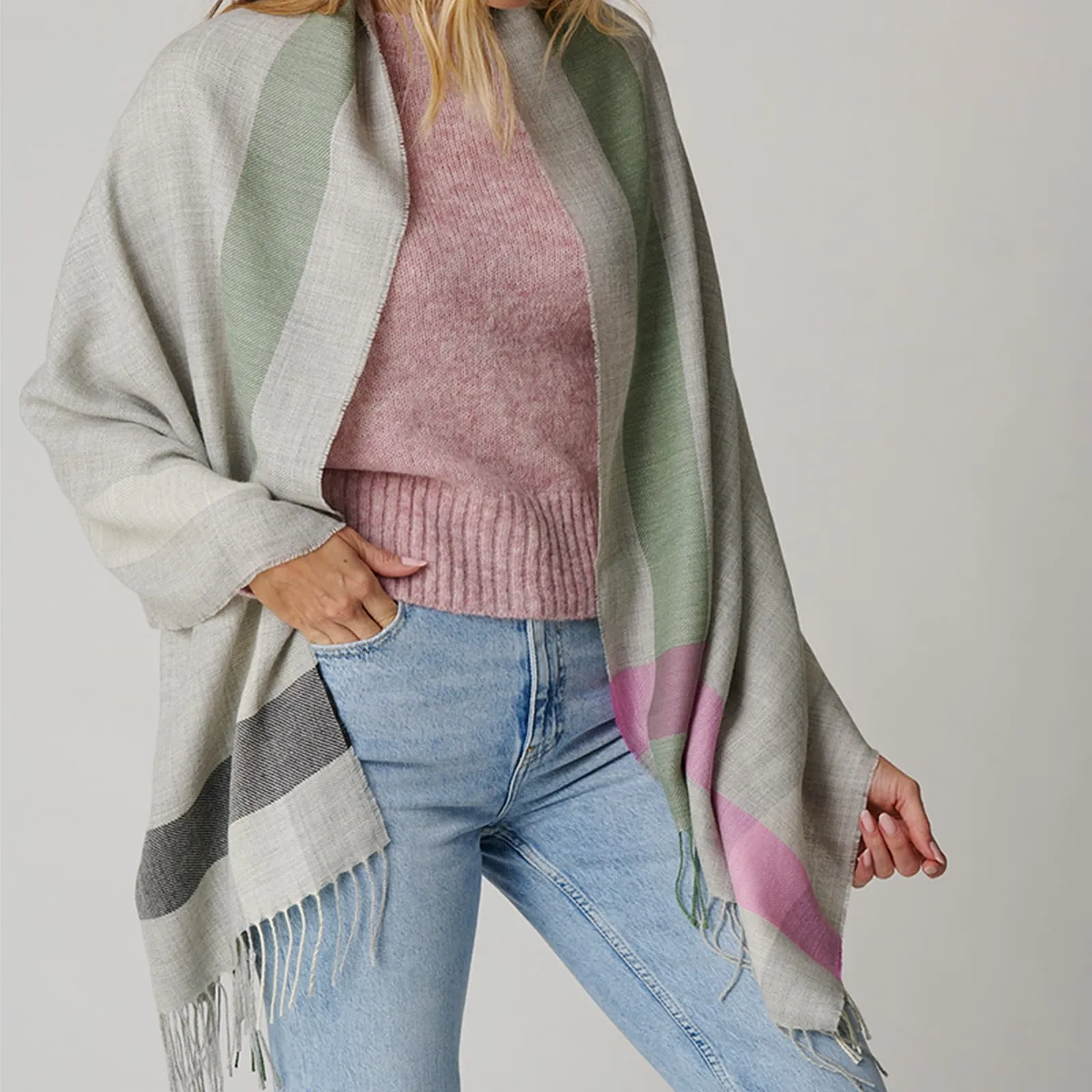 Pop Rectangle Shawl
