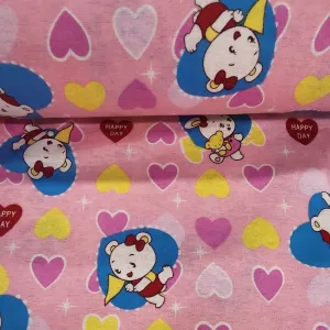 Printed Flannel Fabric 110 cm