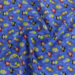 Printed Flannel Fabric Princess 110 cm
