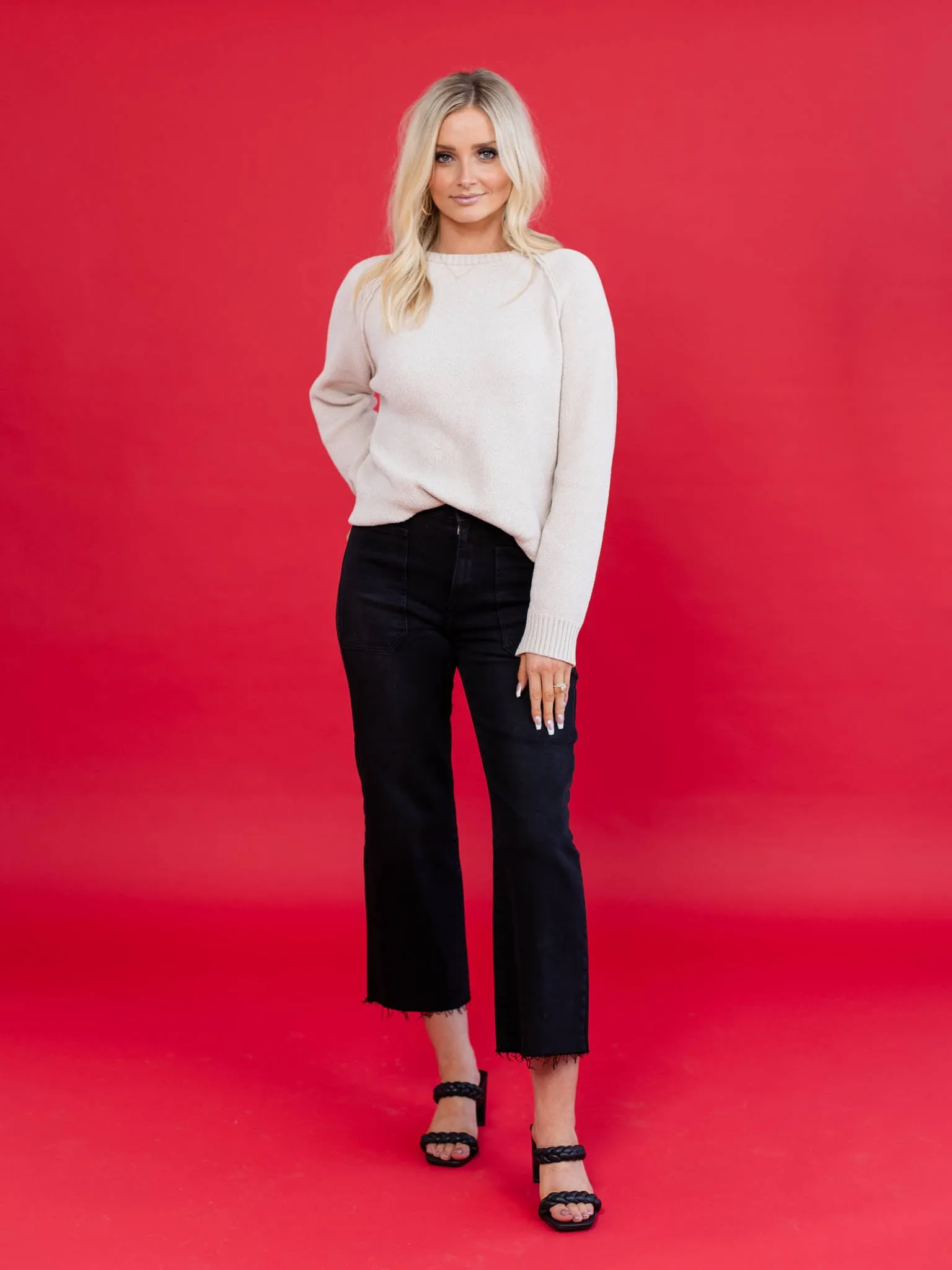 Raglan Chenille Sweater