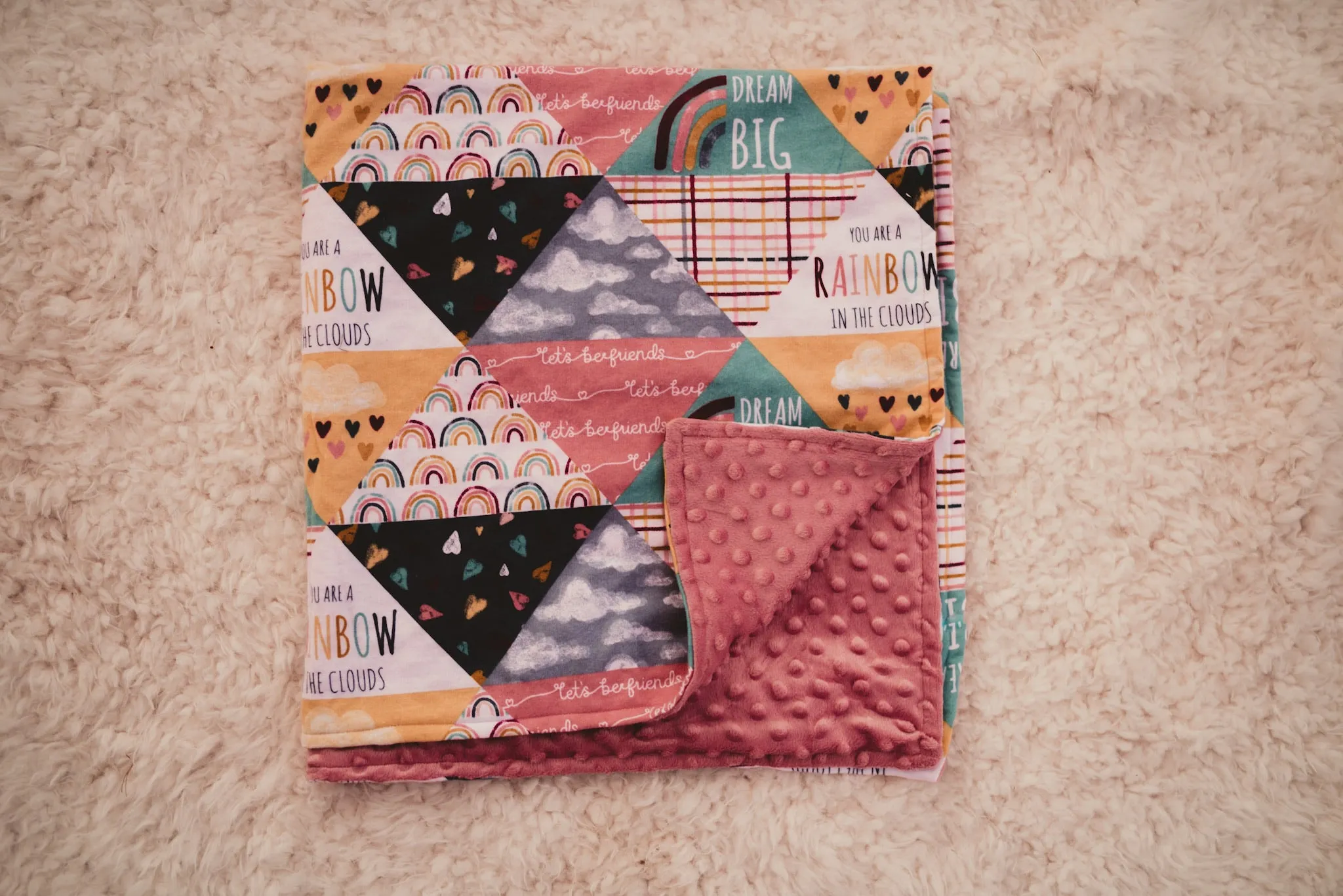 Rainbow Baby Luxe Blanket