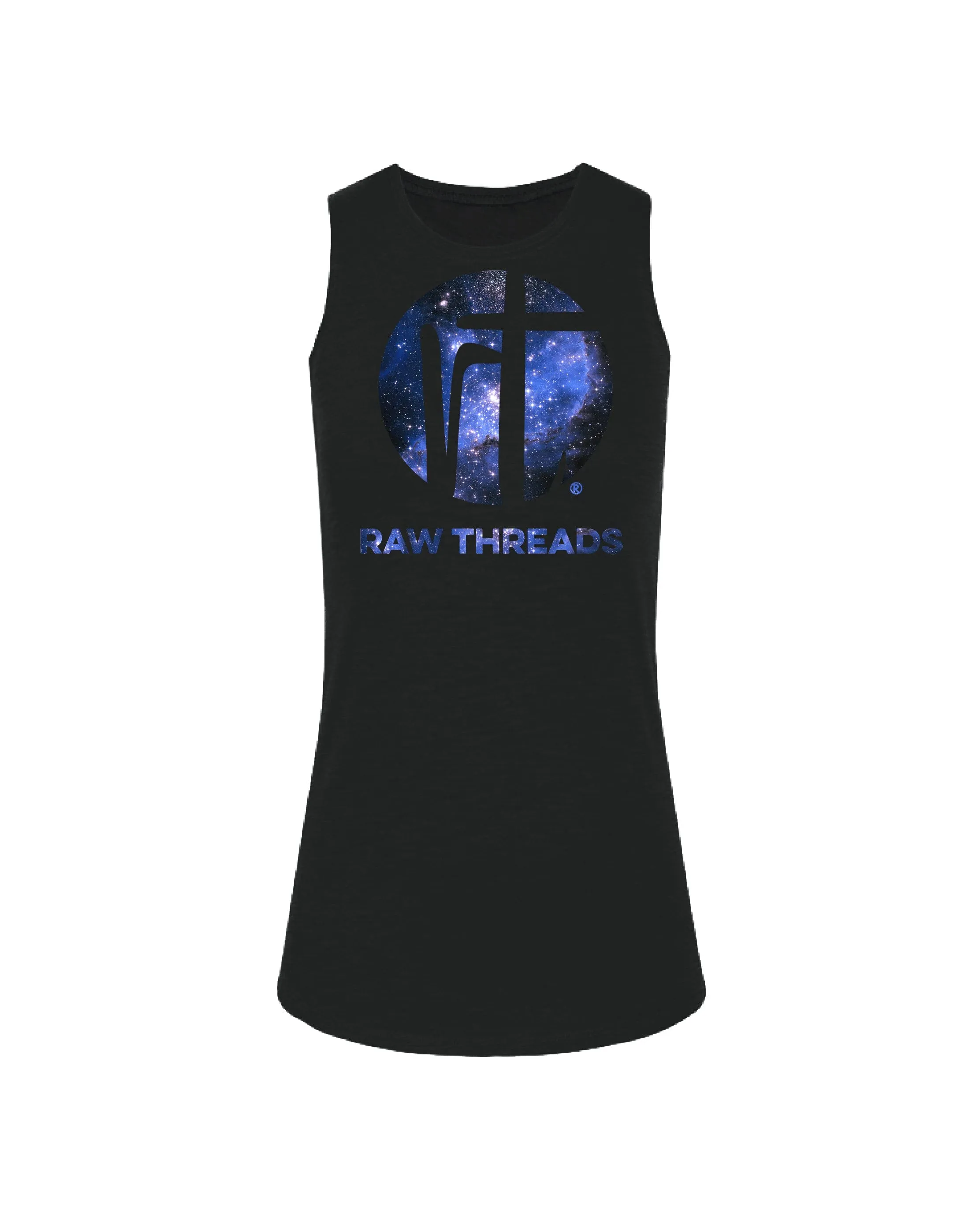 Raw Threads Logo Blue Galaxy
