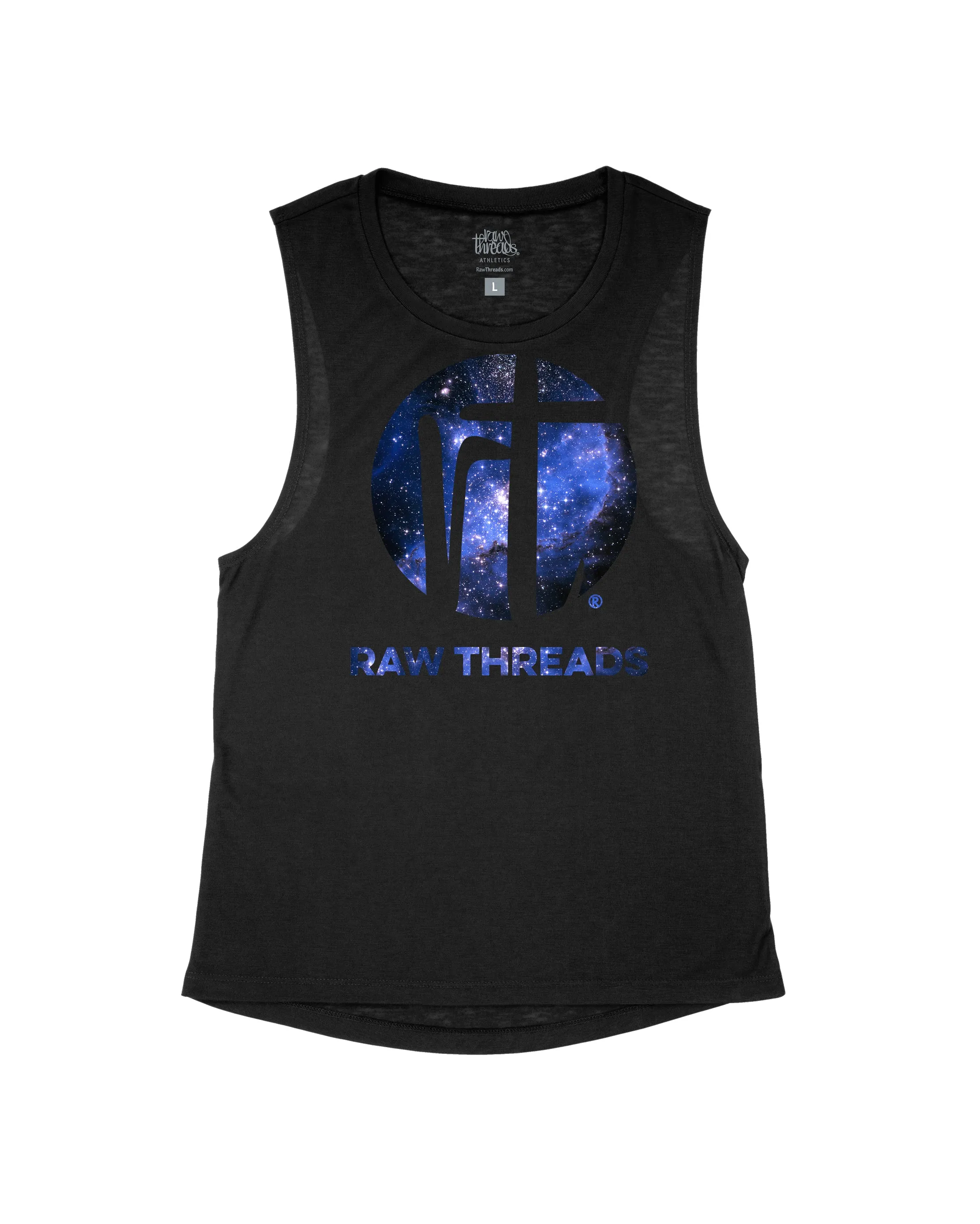 Raw Threads Logo Blue Galaxy