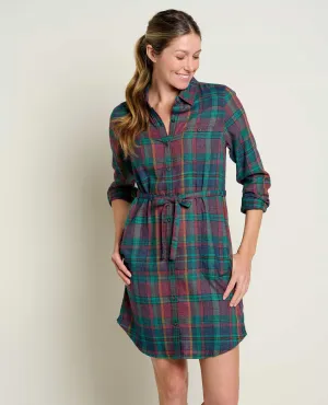 Re-Form Flannel Shirtdress