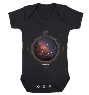 Reality Glitch Aquarius Star Sign Constellation Kids Babygrow