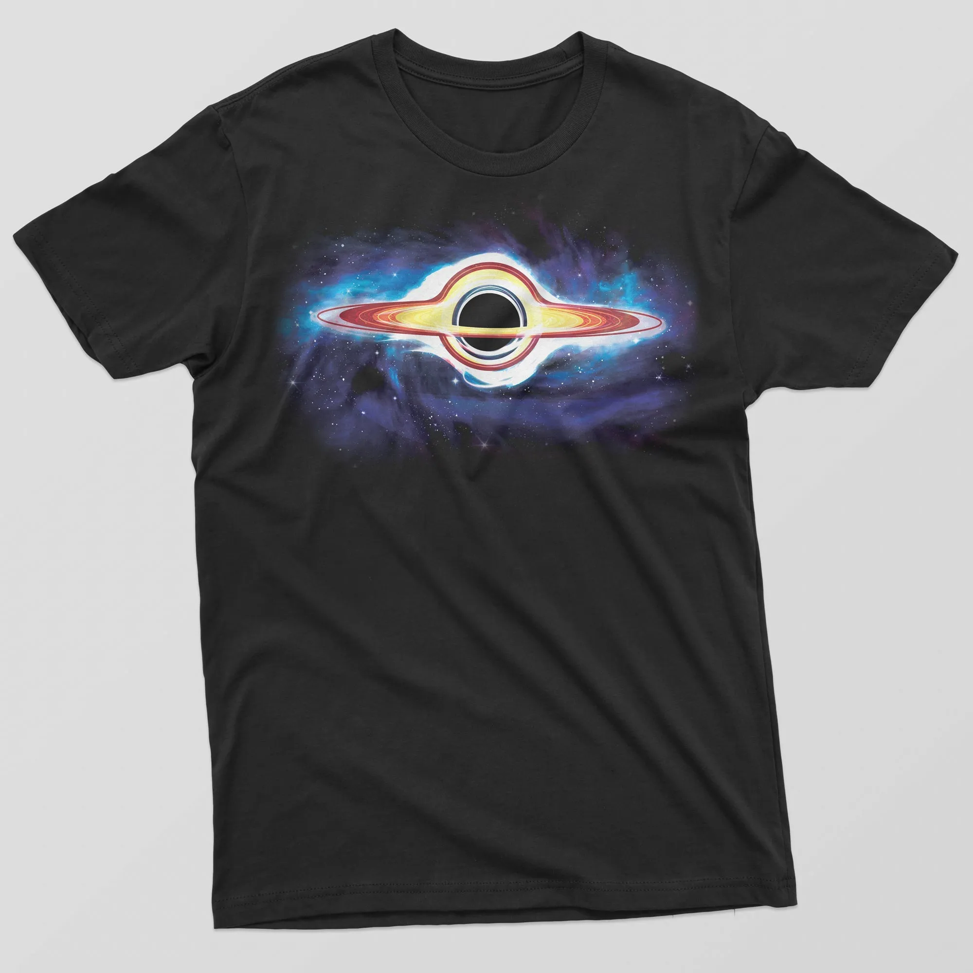 Reality Glitch Black Hole Event Horizon Mens T-Shirt