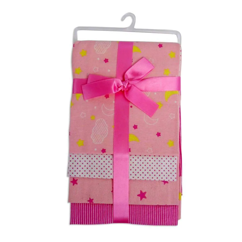 Receiving Blanket Blue 4-Pack