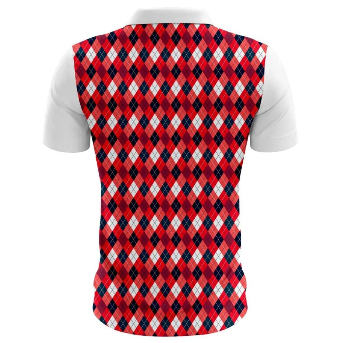 Red Argyle Golf Polo Pre-Order