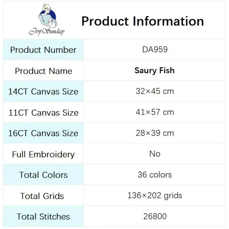 Red Fish Cross Stitch Embroidery Kits