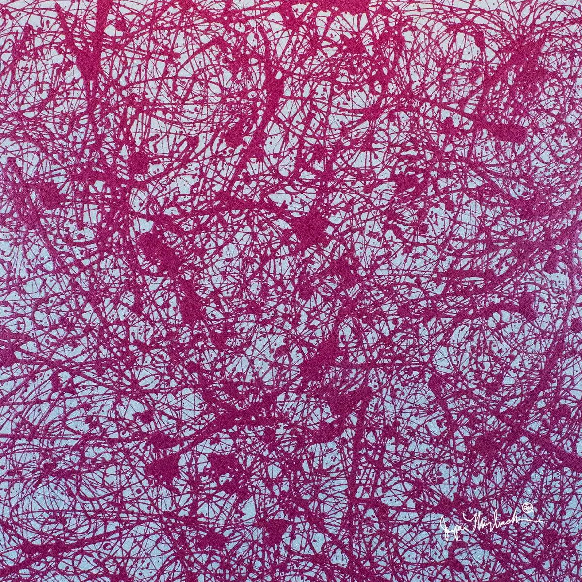 Red Galaxy  (Print on Canvas)