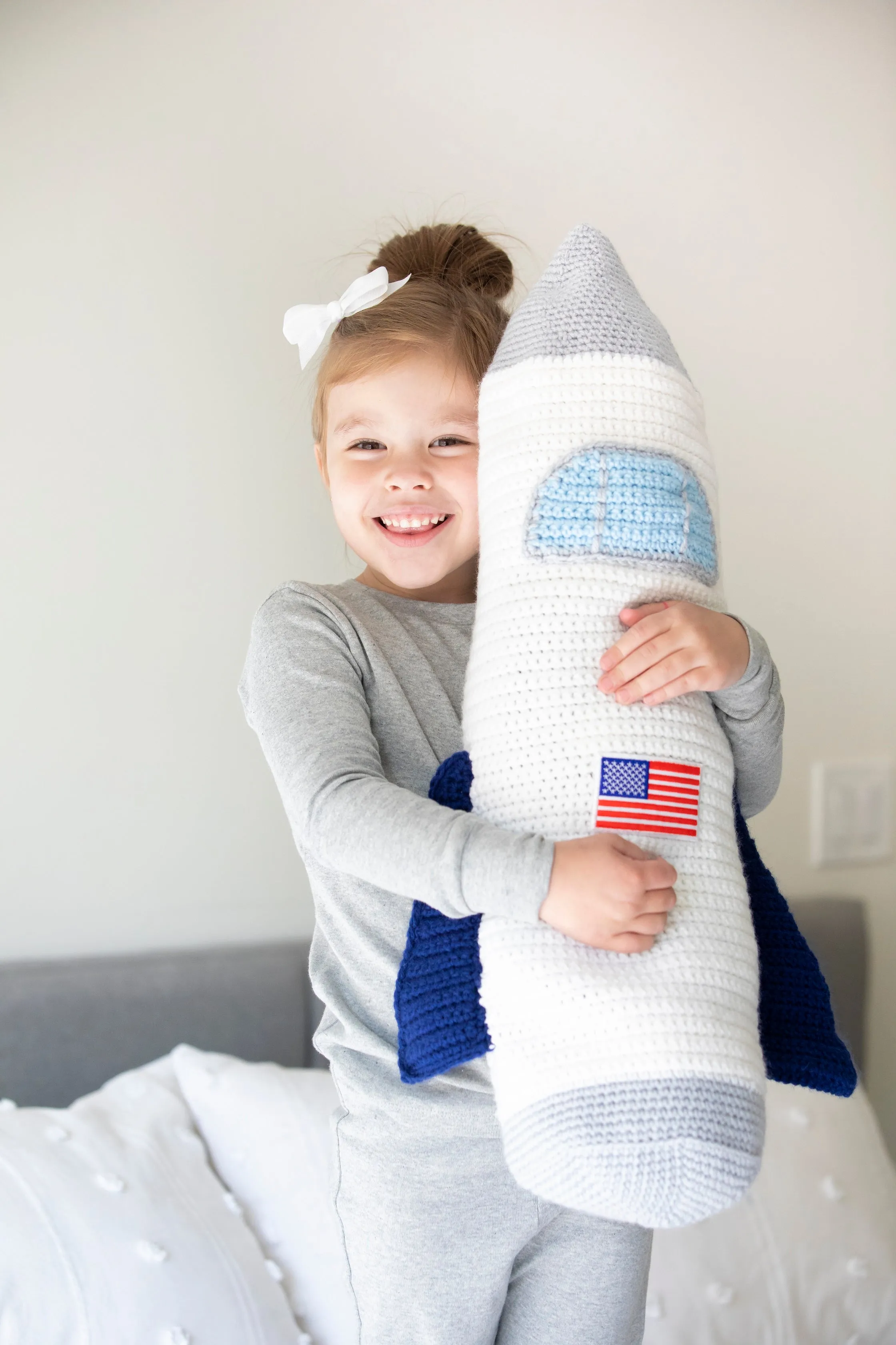 Rocket Nap Buddy Crochet Pattern