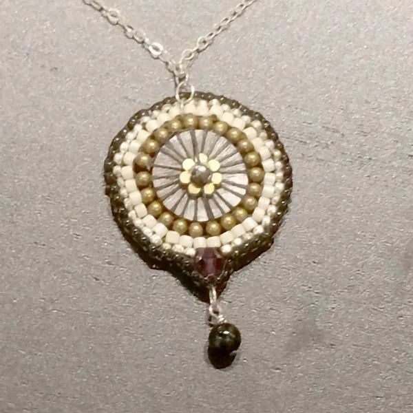 Round Onyx Dangle Pendant