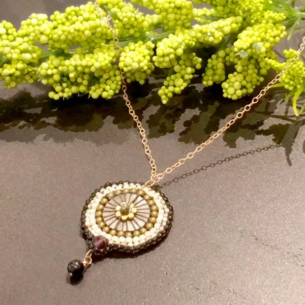 Round Onyx Dangle Pendant