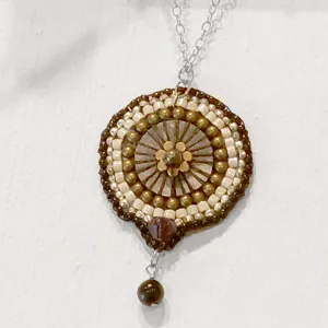 Round Onyx Dangle Pendant