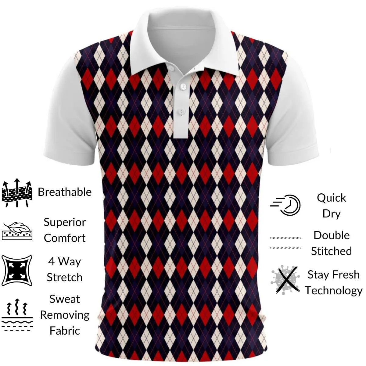 Royal Argyle Golf Polo Pre-Order
